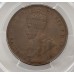 AUSTRALIA 1925 . ONE 1 PENNY . PCGS AU50
